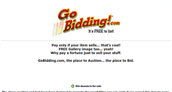 Desktop Screenshot of gobidding.com